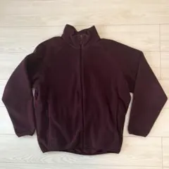 UNIQLO ユニクロ　フリースフルジップジャケット　サイズM ボルドー