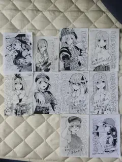 五等分の花嫁　店舗特典ペーパーセット