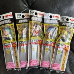 ワンピース ミニフィギュア5セット 三菱鉛筆シャー芯