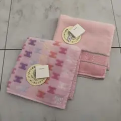 セリーヌ　CELINE タオルハンカチ２枚セット