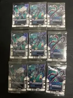 レプリケミーカード 3種3セット9枚 ライドケミートレカウエハース03