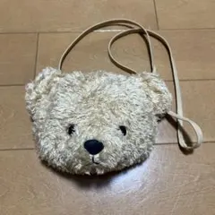 クマ型ショルダーバッグ ベージュ sunny tomorrow