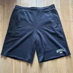 RUSSELL ATHLETIC スウェットハーフパンツ 黒 XLのサムネイル