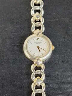 courrèges クォーツ腕時計 シルバー/ゴールド