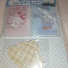 サンリオキャラクターズ当たりくじ アクリルスタンド キティ＆シナモロール