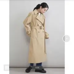 Mila Owen ベージュ トレンチコート ベルト付き