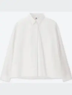 【ユニクロ】エクストラファインコットンAラインシャツ（長袖）