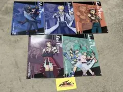 d*3様 遊戯王ZEXAL KCストア特典 クリアファイル 5種 コンプ - メルカリ