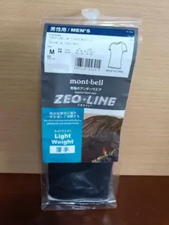モンベル ZEO-LINE メンズ半袖Tシャツ　1107484 サイズMブラック