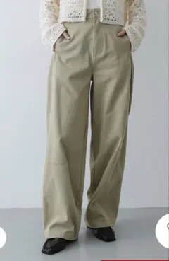searoomlynn ハイウエストLOOSEデニムトラウザー ブランジュチノ