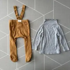 SANSeLF kids サスペンダータイツ タートルネック