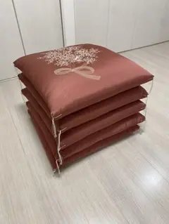 座布団 5枚セット 花束柄