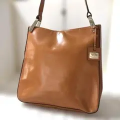PELLE BORSA トートバッグ キャメル レザーのサムネイル