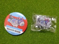 UMAbred タマモクロス　缶バッジ＆アクキーセット