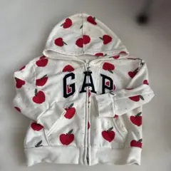 GAP リンゴ柄 ジップアップパーカー