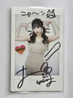小野坂ゆいか 直筆サイン入りチェキ - メルカリ