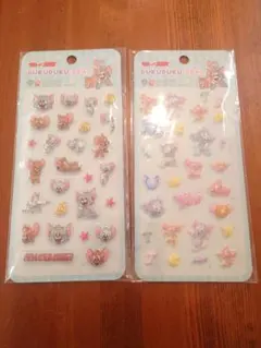 トムとジェリー ぷくぷくシール 2枚セット　#ボンボンドロップ