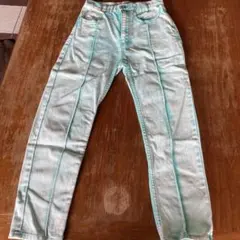 Dime ダイム グラデーション デニムパンツ 紫 Lサイズ スケーター 