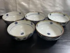 和食器 染付 花柄 小鉢 5客セットのサムネイル