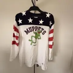 ディッキーズ Muppets Kermit 長袖Tシャツ Lサイズのサムネイル