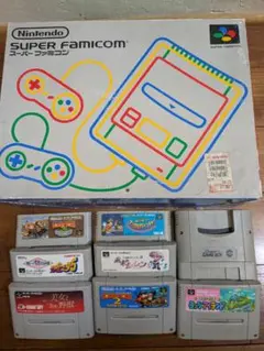 【動作確認済み】付属品全て完備 任天堂 スーパーファミコン 本体 ソフトセット