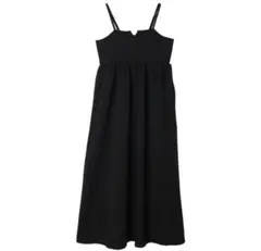 【chocol raffine robe】キャミソール ワンピース 黒