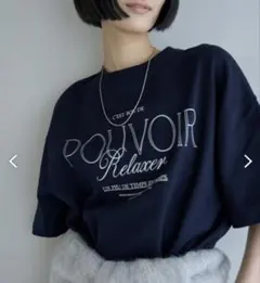 美品UNFILO✴︎[吸水速乾UVケア] ハーフスリーブロゴスウェット　XL 紺