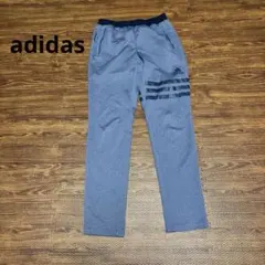 adidas アディダスグレー 3本ライン ジャージ　レディース