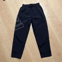 adidas 黒 ロングパンツ J140