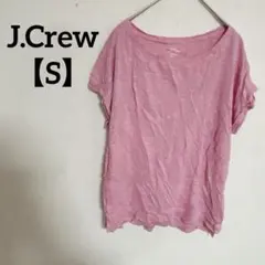 ✨一点限り✨J.Crew 【S】リネンTシャツ ピンク　半袖　トップス