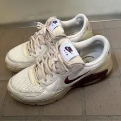 Nike Air Max ホワイト/バーガンディ スニーカー