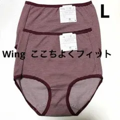 ワコール ウイング ここちよくフィット ショーツ L 綿混 カラー…VI 2枚のサムネイル
