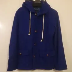 フーデッドコート ウール