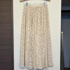 グローブ　ロング　ワイドパンツ　花柄　スカート見え