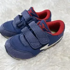 Mizuno ネイビー レッド キッズシューズ 16.0㌢ 発育インソールのサムネイル