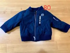 COMME CA ISM ジップアップアウター 80