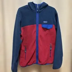 patagonia フリースジャケット ネイビー/レッド