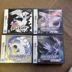 任天堂 DS ポケモン ブラック ホワイト ソフト 4点まとめ