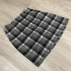 one way チェック　ミニスカート　Mサイズ