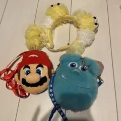 【セット売り】キャラクターポシェット・カチューシャ