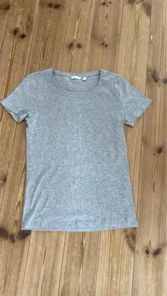 美品 ユニクロ プレミアムコットン Tシャツ M