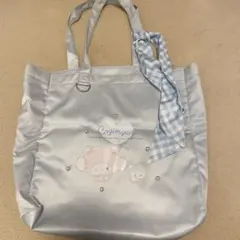 こぎみゅん トートバッグ 水色