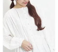 半額以下 未使用 サマンサモスモス はしごレース ふんわりチュニック