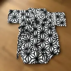 Petit main 幾何学模様甚平 80