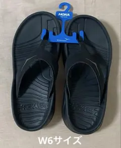 新品 HOKA ホカ オラ リカバリーフリップ US8 廃盤 グレー 国内正規品