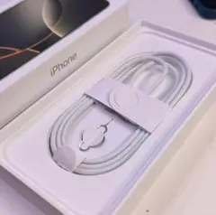 Apple純正 充電ケーブル simピン付き未 使用Type-C編み込み