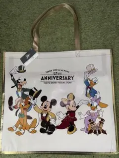 【ショッピングバッグ】ディズニーストア 25周年 ミニー Ｌサイズ
