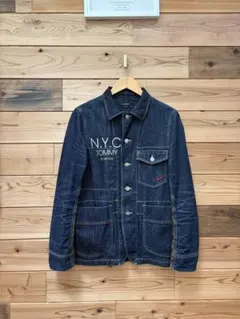 TOMMY HILFIGER デニムカバーオールジャケット　M