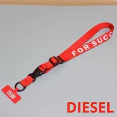 DIESEL ネックストラップ RED
