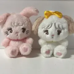 mikko ぬいぐるみマスコット ガチャガチャ キャミー＆スフレ 2個セット